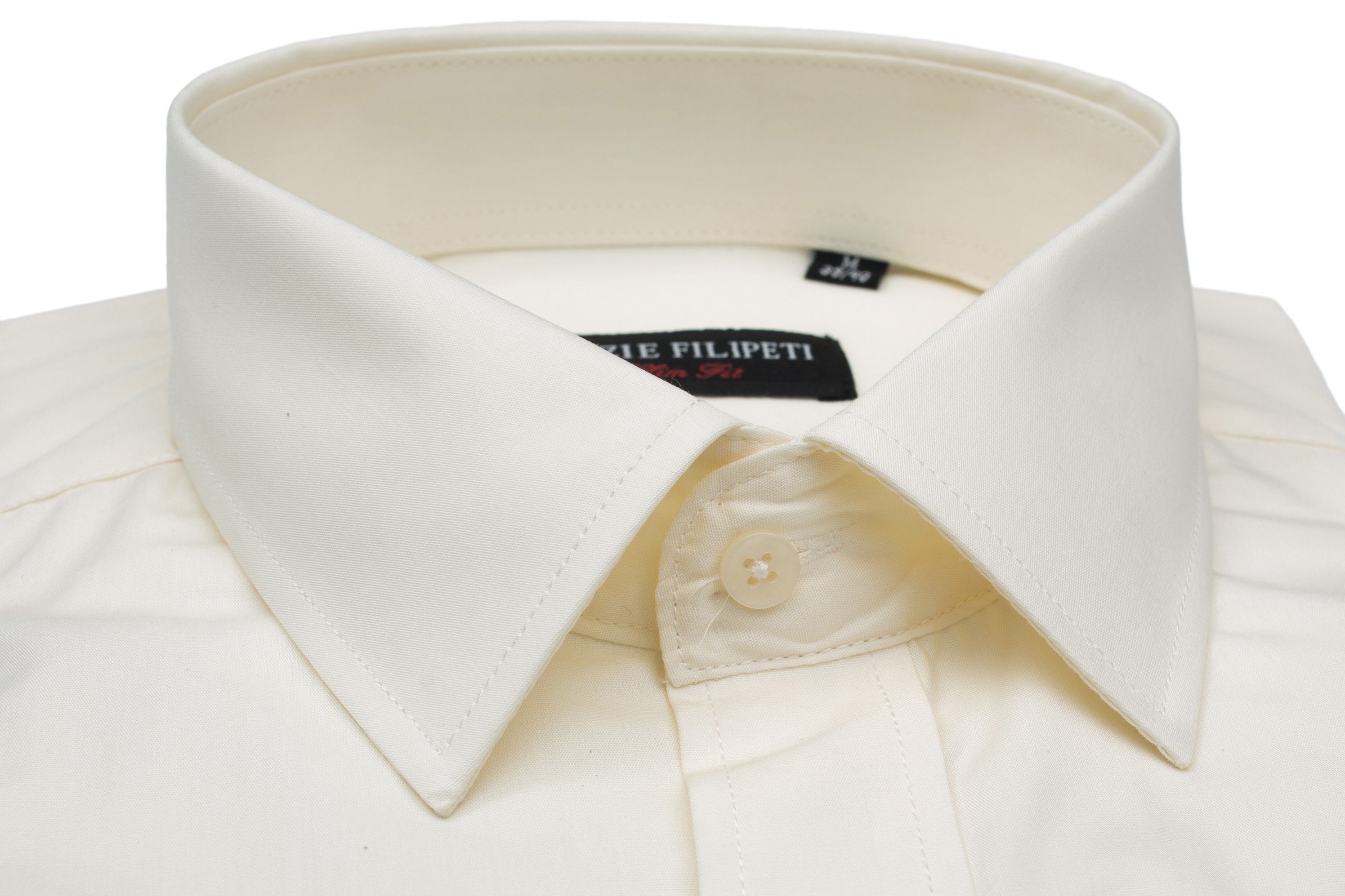 Camasa barbati Slim Fit ivoire pentru butoni Grazie Filipeti