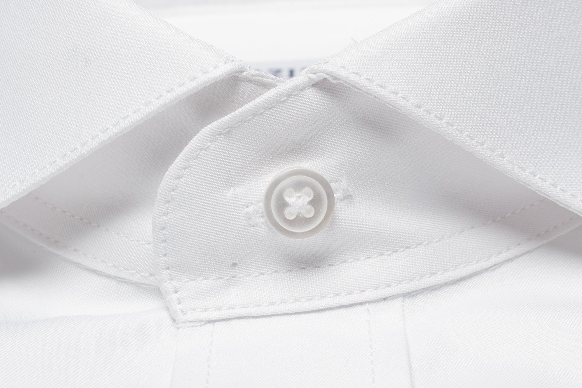 Camasa alba Slim Fit de ceremonie cu dungi fine Grazie Filipeti