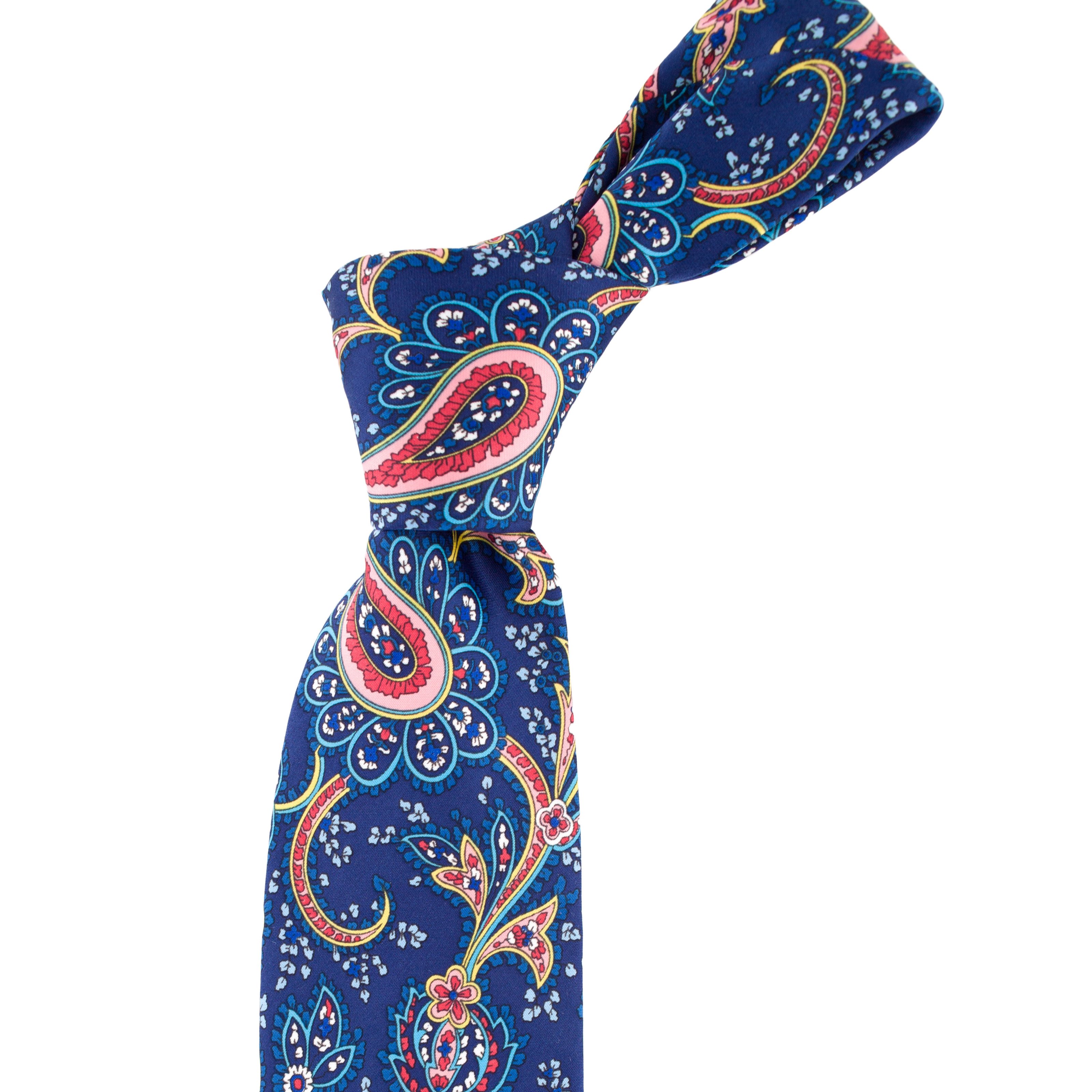 Cravata Blue Paisley