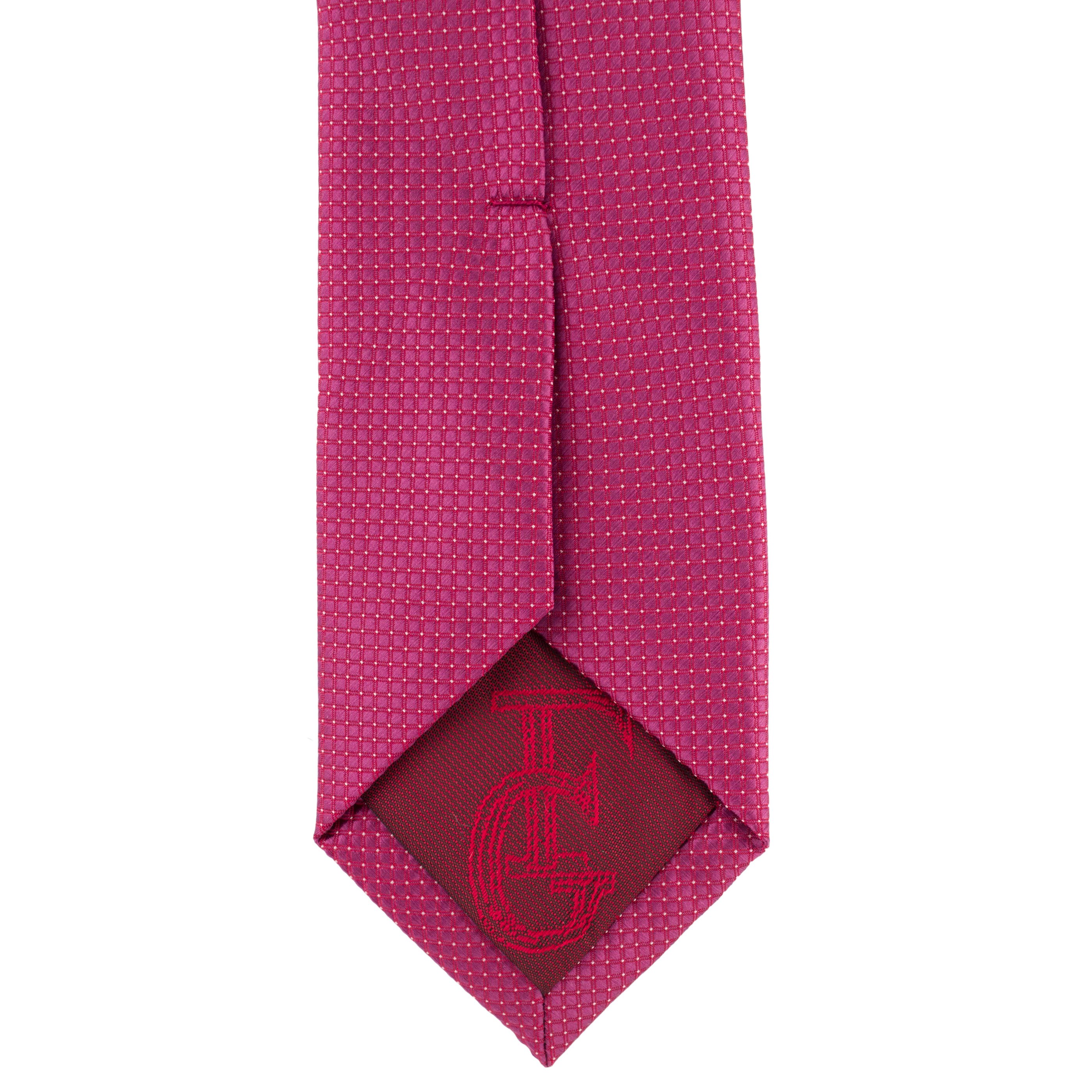 Cravata Slim grena cu striatii