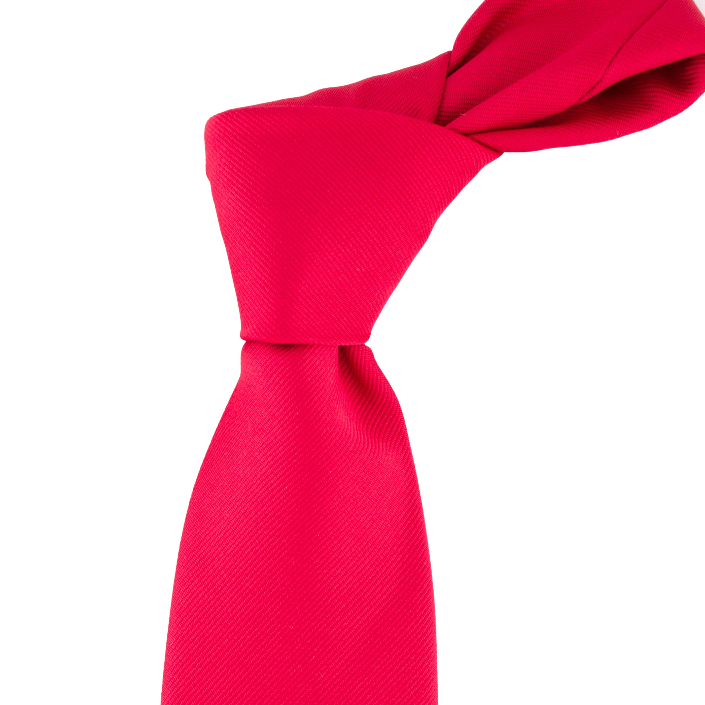Cravata rosie cu striatii