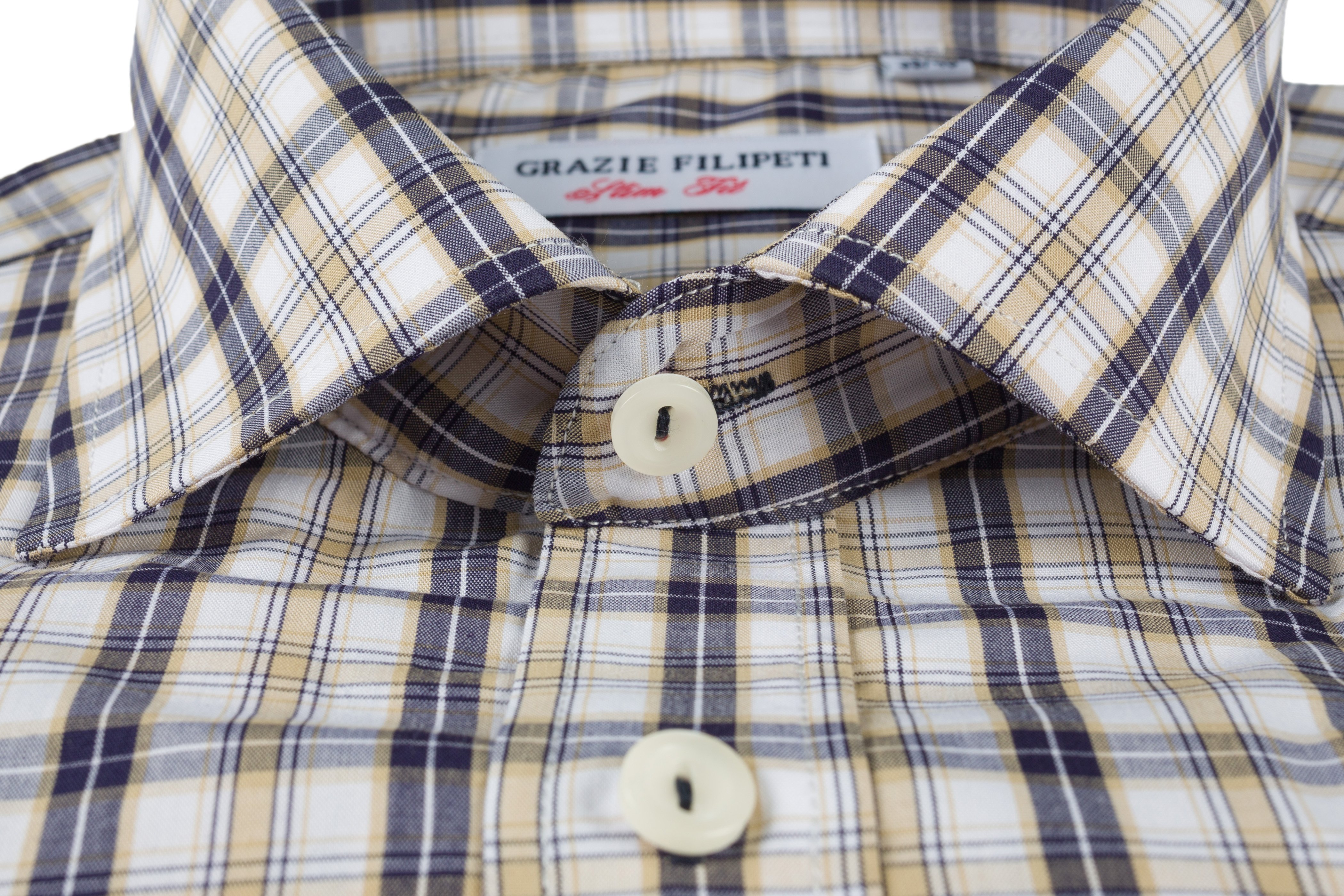 Camasa Slim Fit in carouri bleumarin