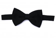 Papion crosetat Grazie Filipeti - negru