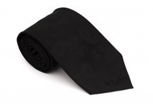 Cravata clasica neagra cu model Paisley - Grazie Filipeti