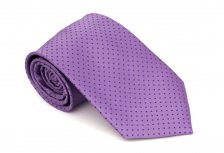 Cravata clasica lila cu picouri mov Grazie Filipeti